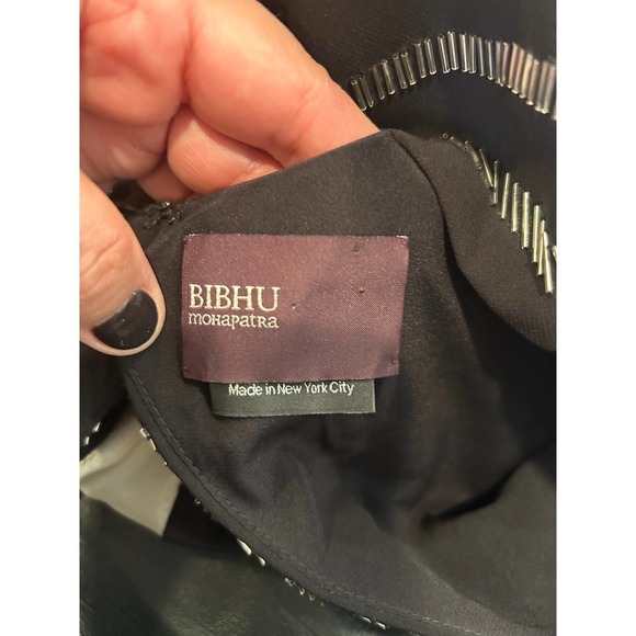 Bibhu Mohapatra black cutout beaded gown - Picture 3 of 12